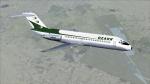 FSX/P3D/FS2004 Ozark Airlines DC-9-10 early livery c1970 Textures